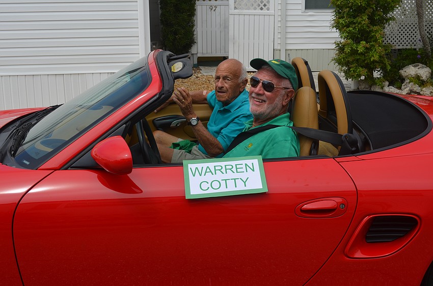 Grand Marshal Warren Cotty and Bill Allen