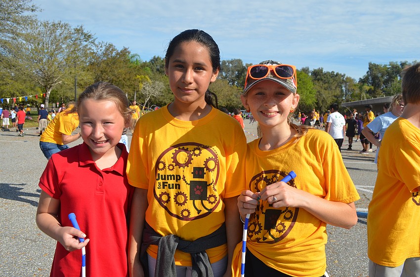 Jump for Fun is Izabella White, Irene Salmeron and Kayten Brinn's favorite school fundraiser of the year.