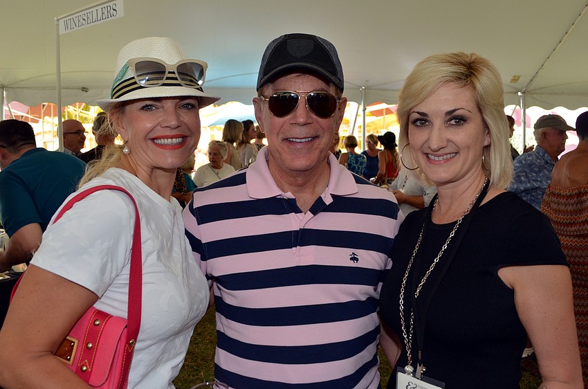 Inna and Steve Snyder with Kirsten Livingston