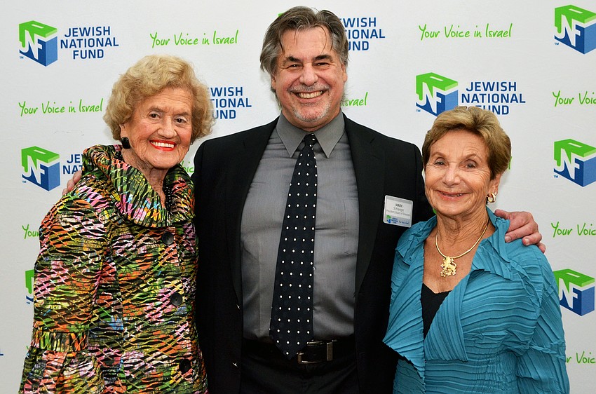 Betty Schoenbaum, Mark Schlanger and Honoree Marilyn Shuman
