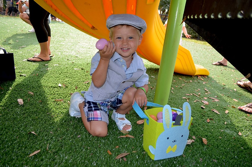 Christopher Croust finds a secret stash of Easter eggs.