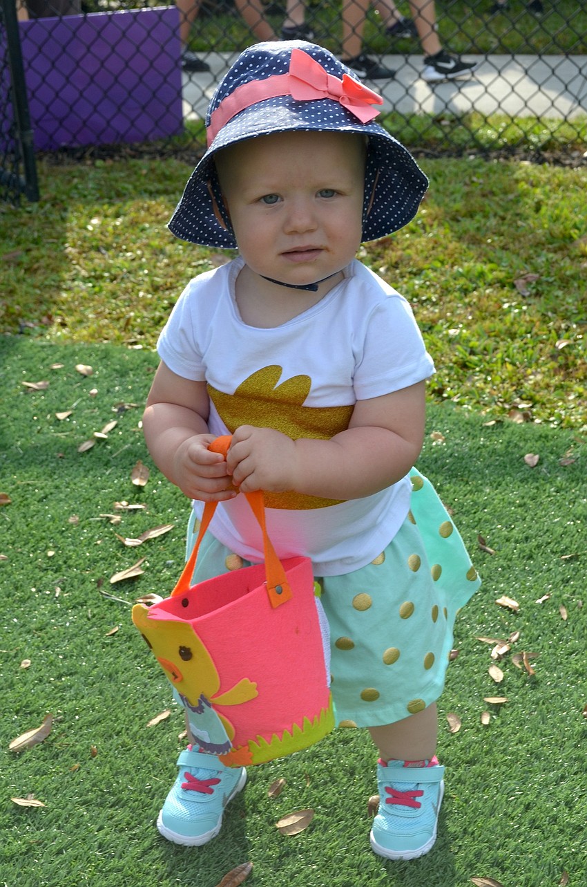 Elizabeth Leep poses for a photo opportunity.