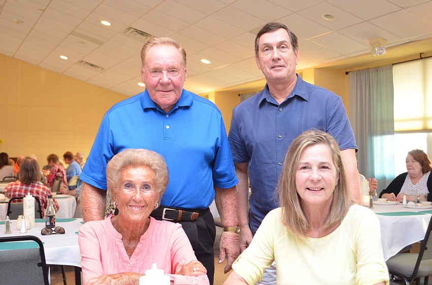 Bonnie and Vic Fleure with Claudia and Joe Balcer