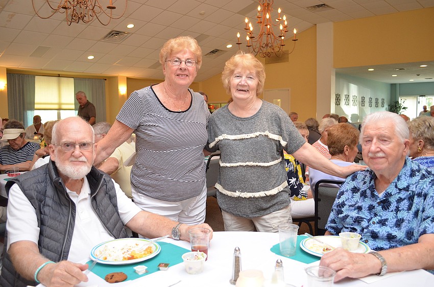 Joan and Bill Mansfield with Marge Embry and Ed Sukta