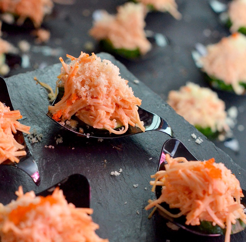 Guests enjoyed small portions of signature dishes from local restaurants during the Florida Winefest and Auction's Grand Tasting Brunch and Auction on Saturday, March 19.