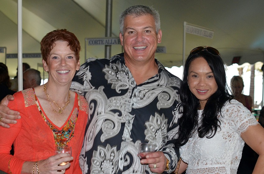 Beth and Mike Roth with Ann Senenoi