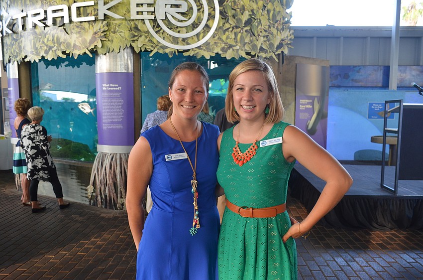 Mote Membership Manager Katie Erenati and graphic designer Alexis Balinski