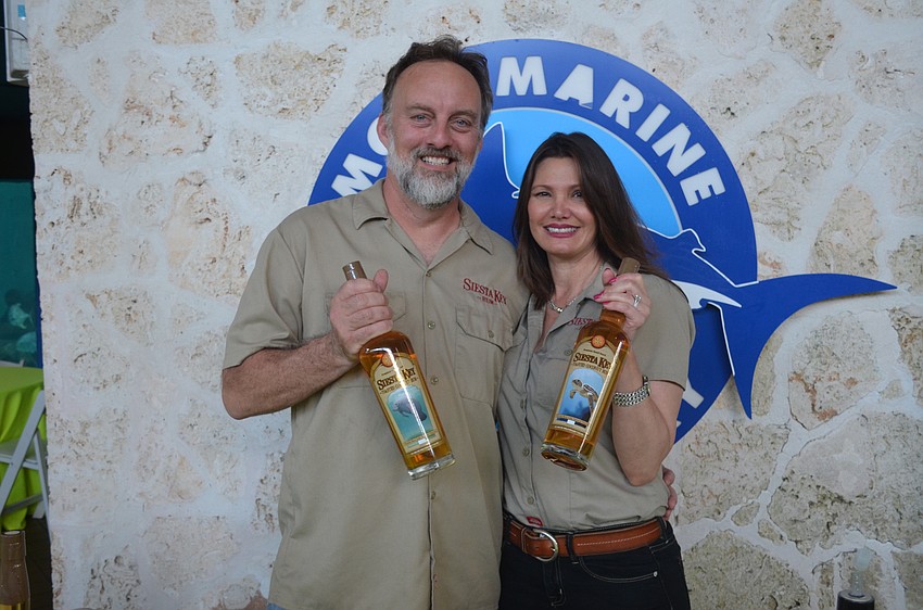 Tray and Nancy Roberts, owners of Siesta Key Rum