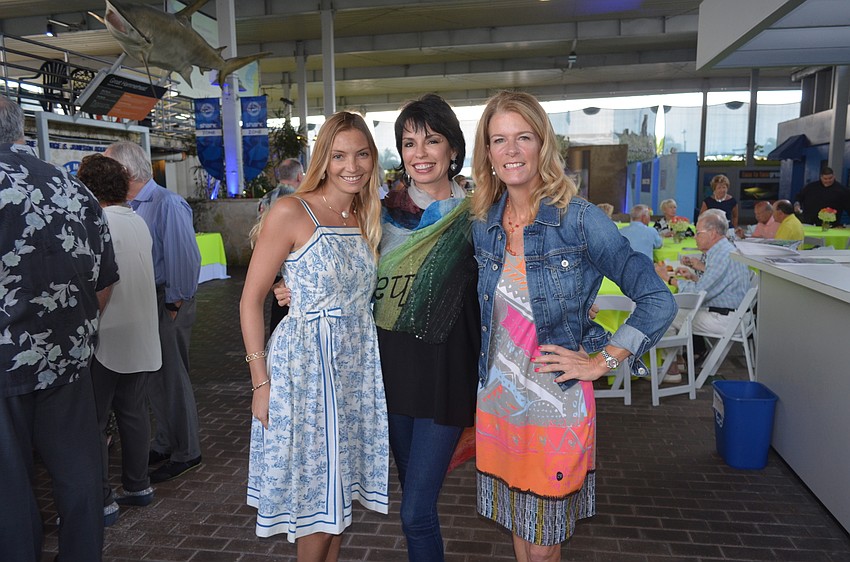 Elizabeth Buenaventura, Nikki Sedacca and trustee Elizabeth Moore