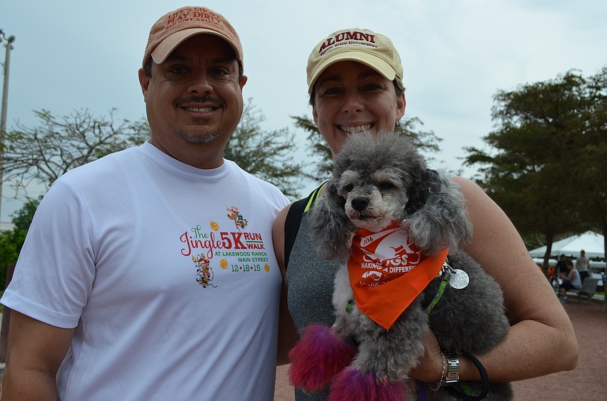 Juan and Patty Mulero with Yuffie