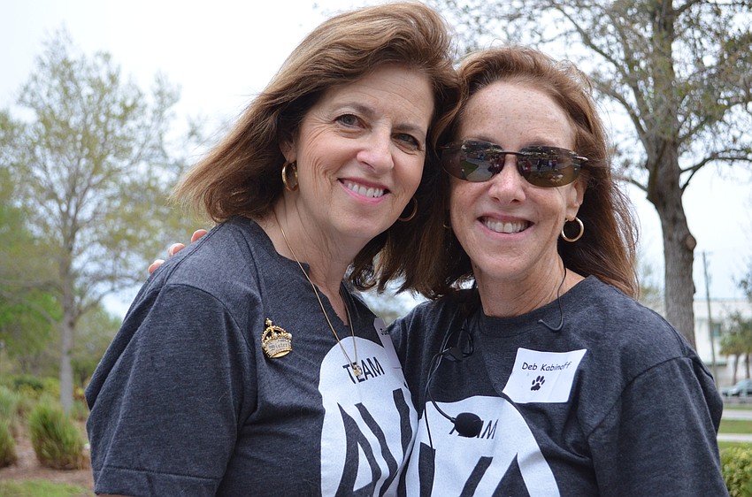 Sisters Judith Yaeger and Deb Kabinoff are part of Team Ava in memory of their late sister.