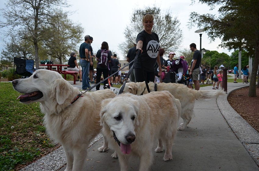 Susan Malloy Jones with Bob, Earl and Wallace