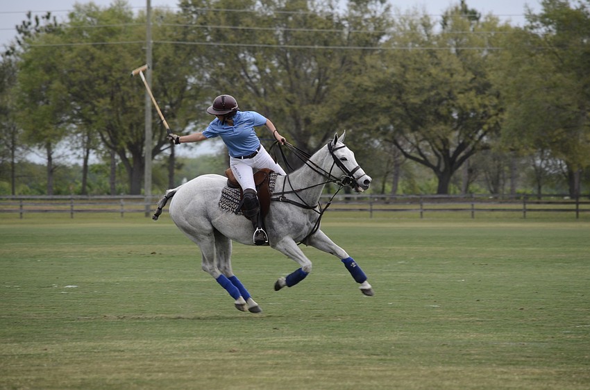 Cristina Fernandez of Wellington, Fla., plays for the Salty Beacon team.