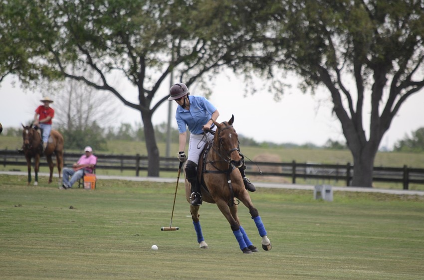 Cristina Fernandez of Wellington, Fla., plays for the Salty Beacon team.