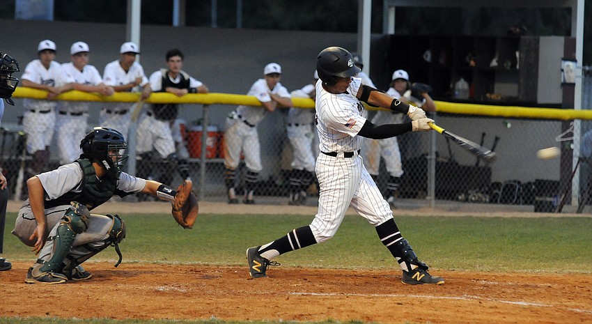 Braden River junior Giancarlo Gamboa went 1-for-2 with a double and a RBI.