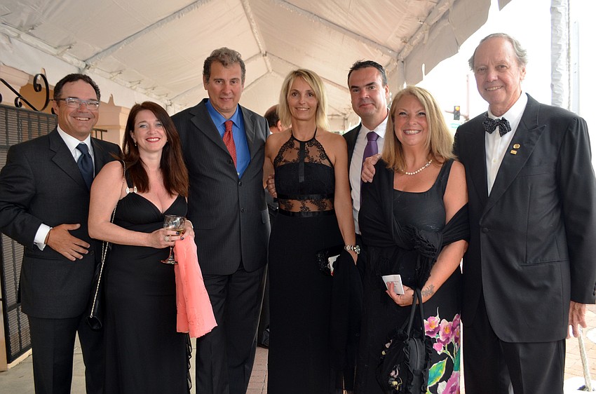 Paolo Lotti, Ivana Farina, Massino Artoni, Manuela Pizzoni, Angiolo Carrara Verdi, Mercedes Carrara Verdi and Hank Foster