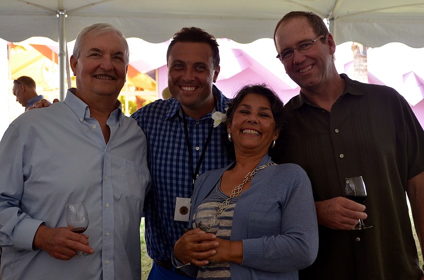 Chef Raymond Arpke, Fred Bollaci, Sharon Sumner and Jim Nissen