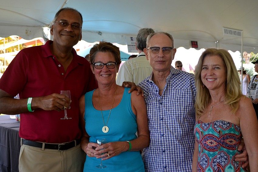 Ryan and Beth Coutinho with Rob Bakst and Amy Warren