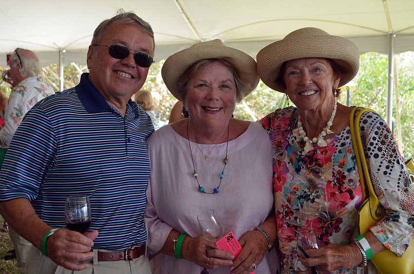 Sam and Judy Rice with Beatrice Forrar