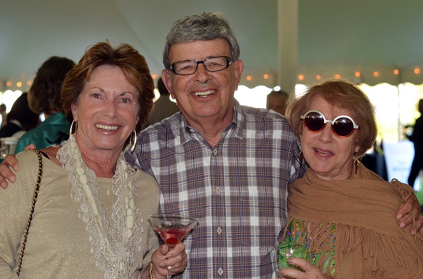Joan Blum with Harry and Gayle Yaverbaum