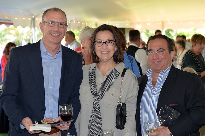 Mark and Kim Chait with David Bracciano