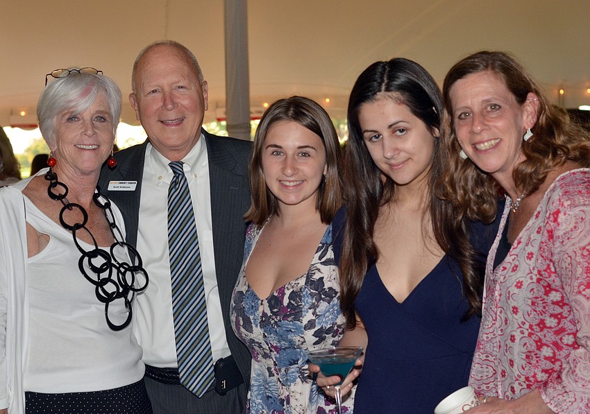 Clare Segal, Scott Anderson, Jordie and Maddie Hurley and Rachel Segal