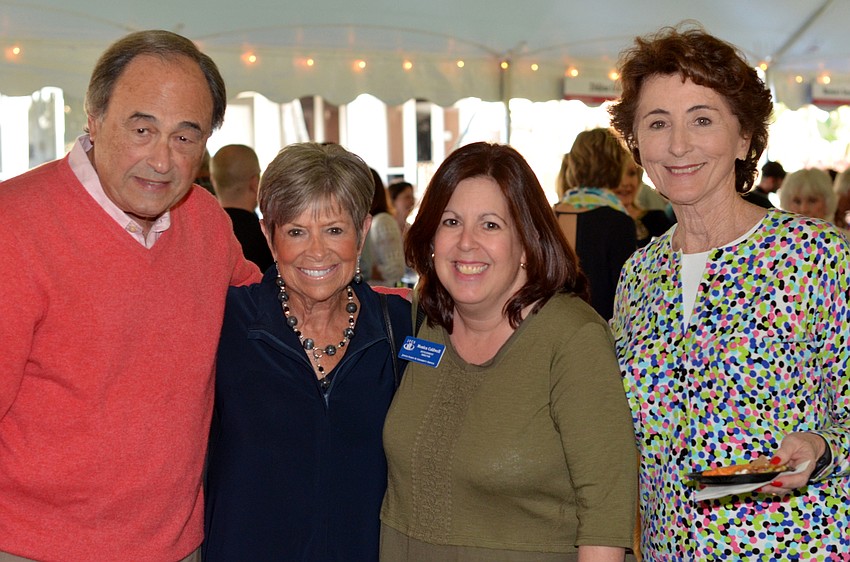 Bob and Judy Vidger with Monica Caldwell and Barbara Brizdle