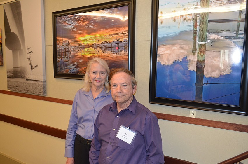 Mary and featured artist Bob Parrish