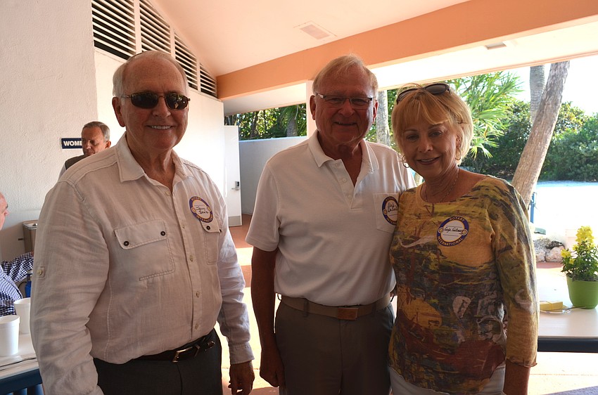 Jerry Bowles, Bob DeKock and Gayle Galloway