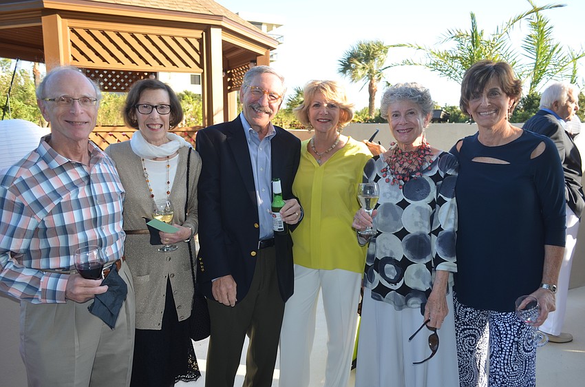 Alan and Marilyn Sachs, Stuart Mushlin, Francine Achbar, Ellen Leef and Jayne Weiss