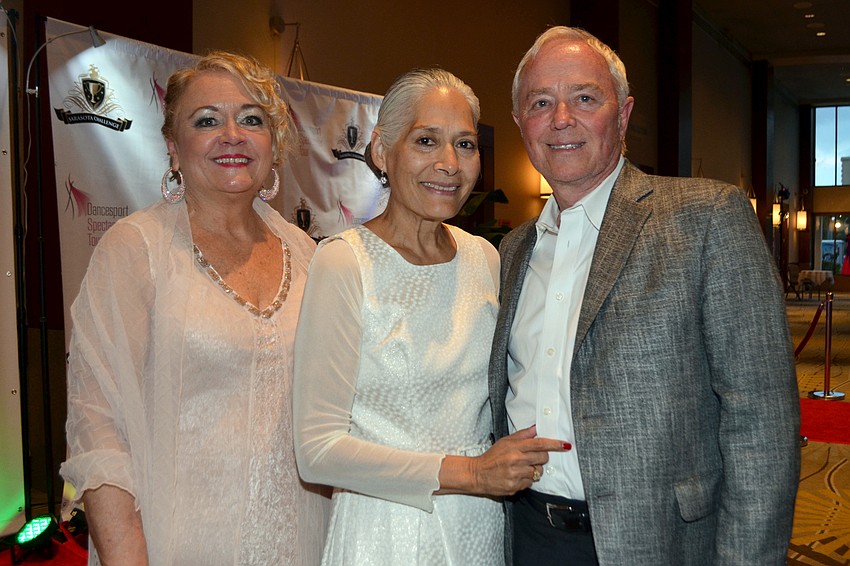 Deb Mackerwicz with Leiza and Dvaid Kennedy