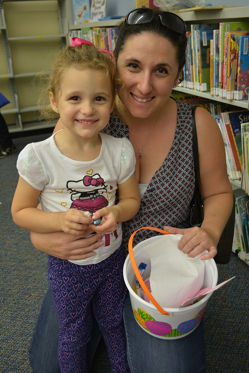 Abby Smith, comes out with her mother, Rachael, of Creekwood.