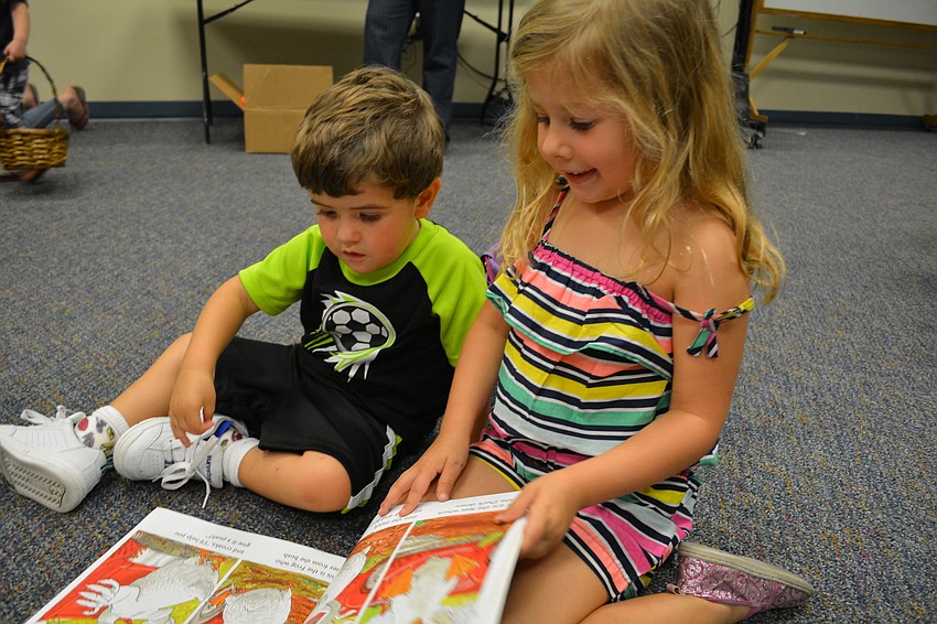 East County residents Mikey and Braelyn Schroeder read their new book, 