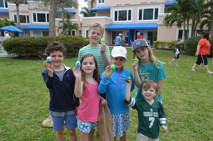 JT Ricci, 7, Meggie Crane, 5, Bobby Crane, 9, Kate Ricci, 6, Katie Crane, 8, and Patrick Crane, 2