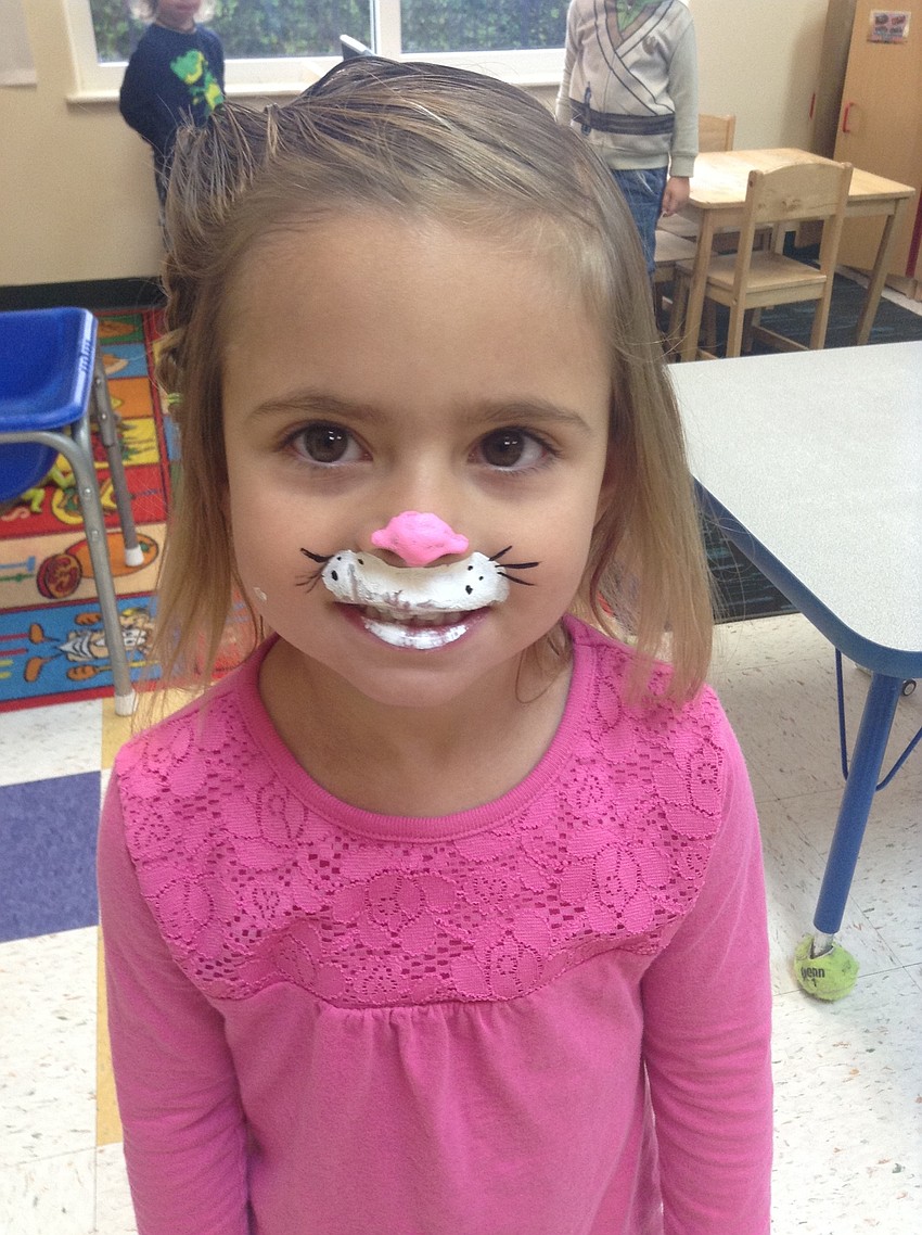 (CONTRIBUTED) Kinley Chupp shows her holiday pride.