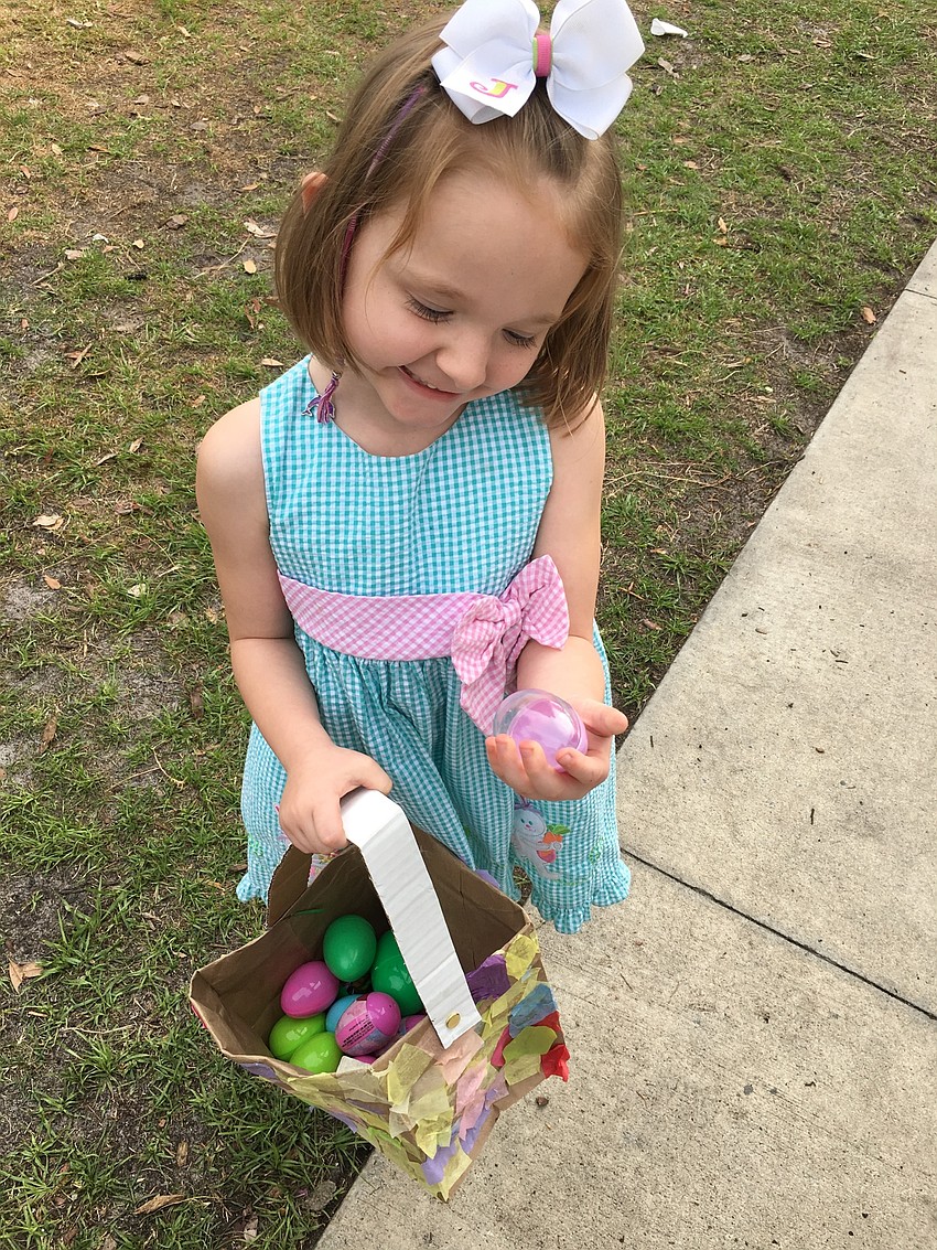 (CONTRIBUTED) Josefina Pouso wastes no time finding eggs.