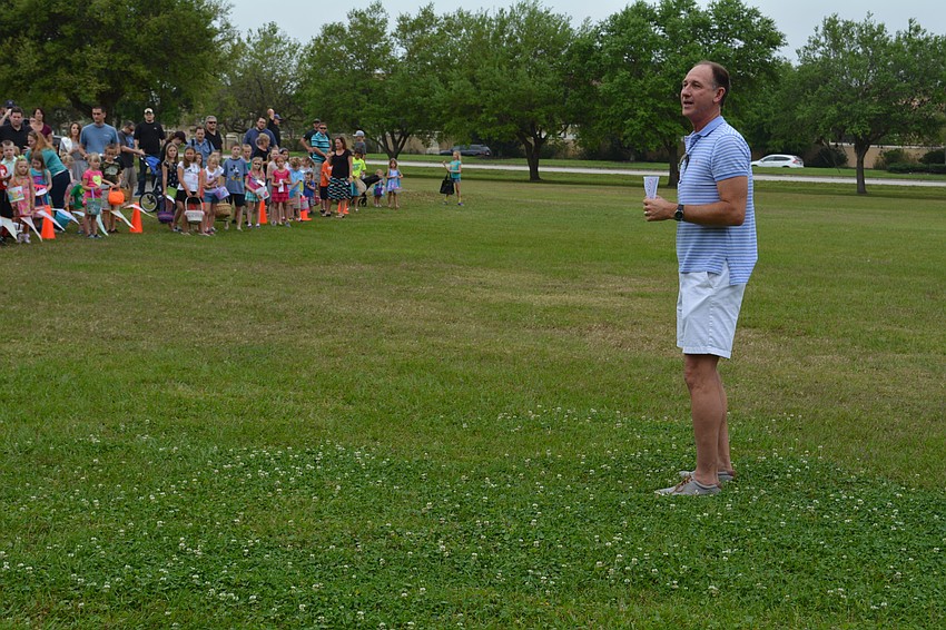 The Rev. Steve Price welcomes egg hunters.