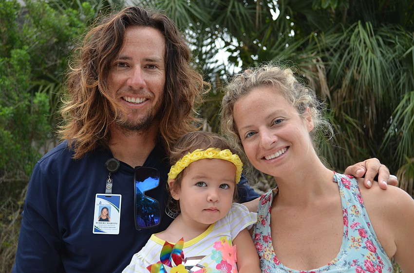 Robert, Lyla and Jill Martini