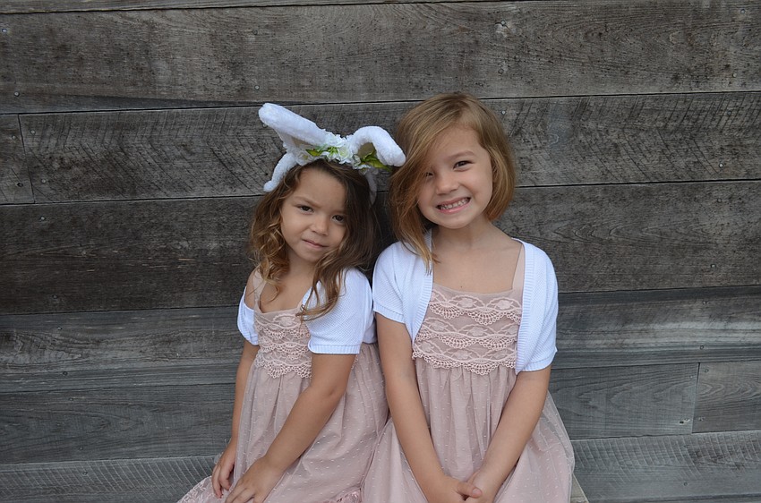 Mora Muise, 3, and sister, Mila, 5