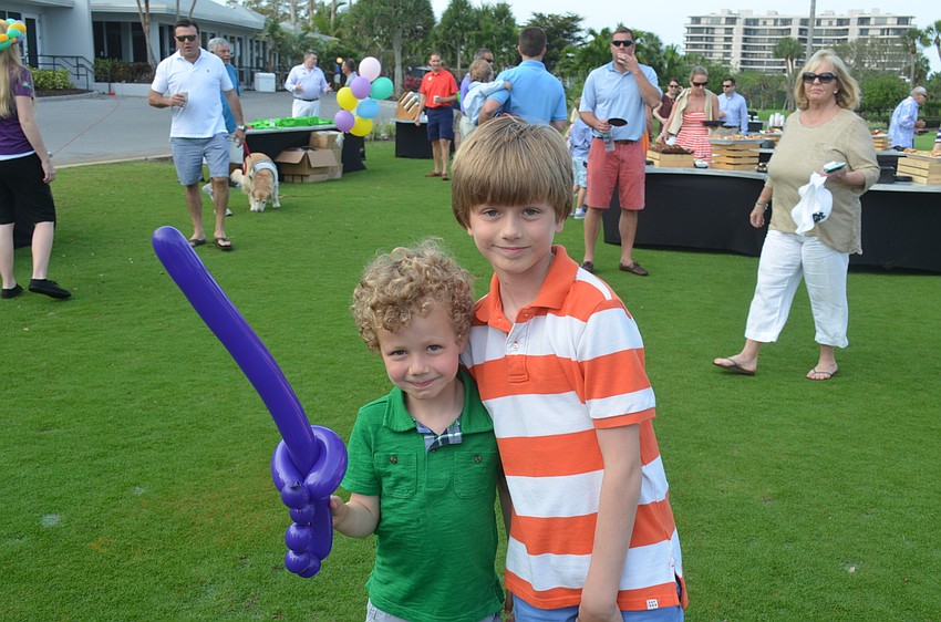 George Meek, 4, and brother, Joe, 8