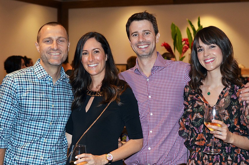 Colin and Jessica Fairweather with Justin and Alejandra Powell