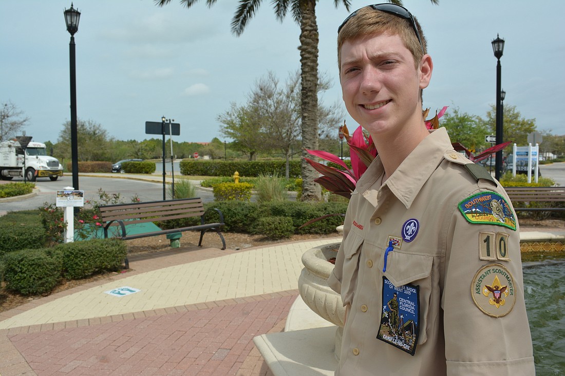 Bill Lehman, a senior at Braden River, accomplished his Eagle Scout requirements in just two years.