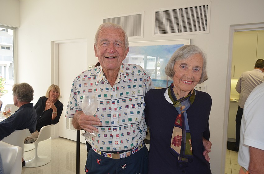 Association President Julian Hansen with wife, Barbara