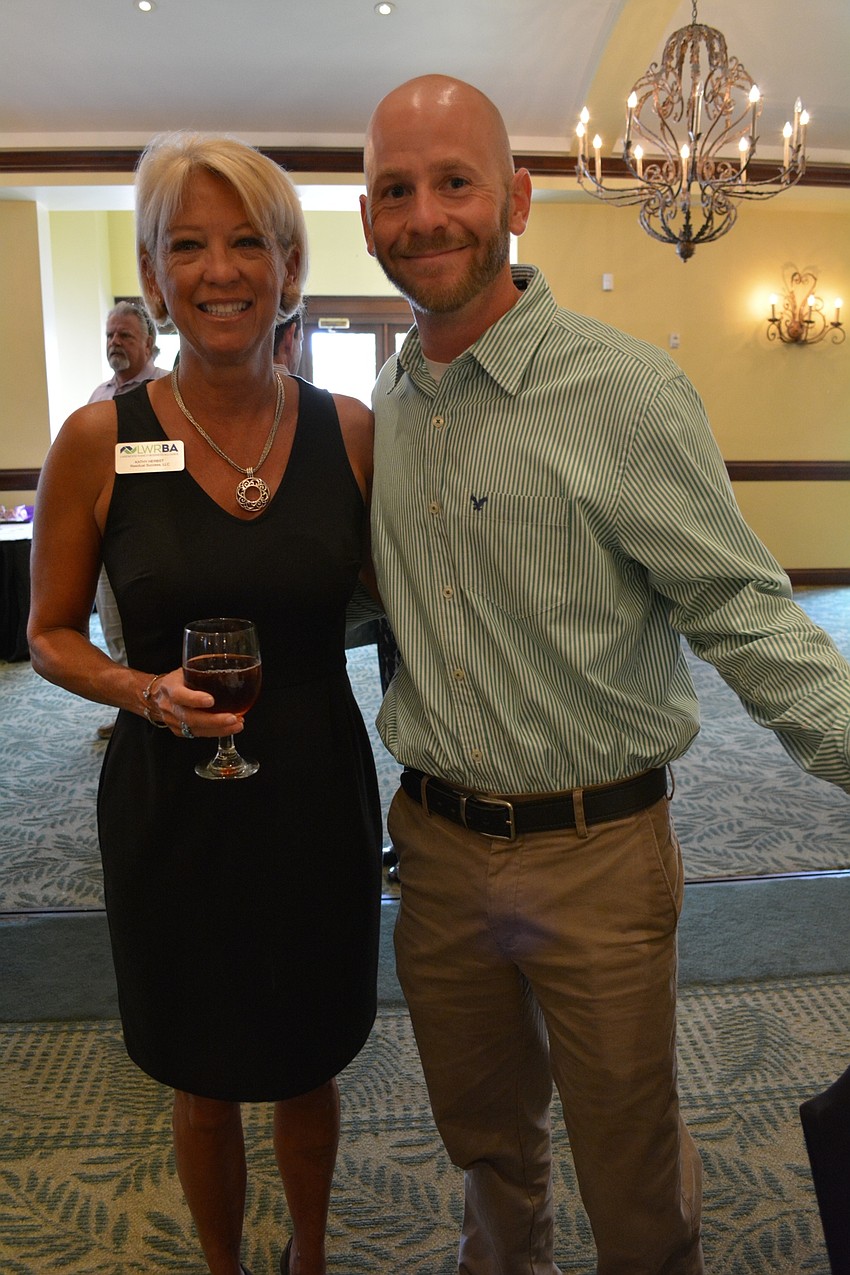 Kathy Herbst, of Residual Success, with James Abelson, with RTI Insurance