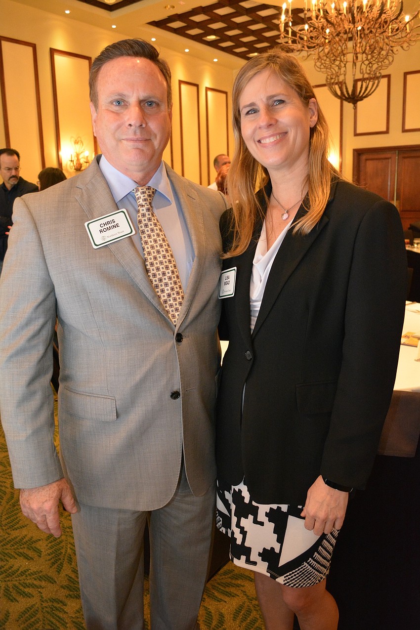 Chris Romine and Lisa Mead, with Northern Trust