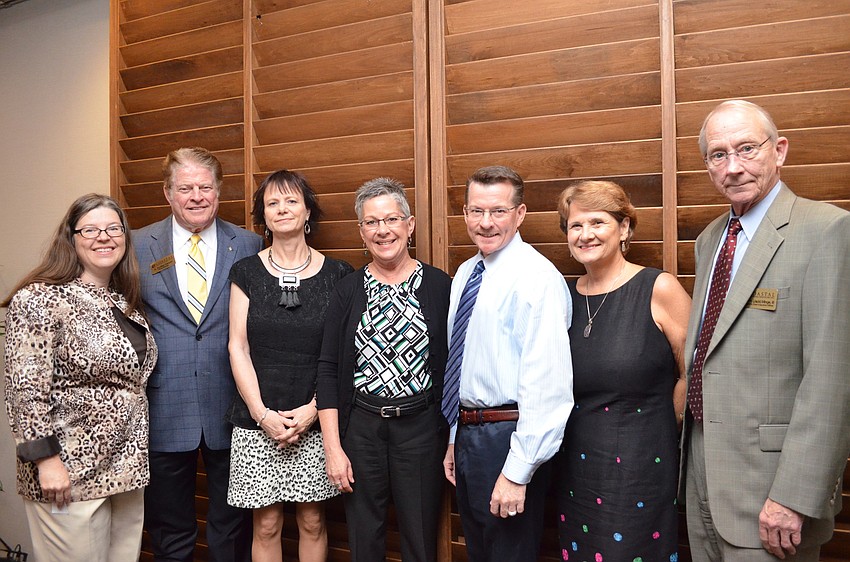 Suzanne Ellin, Dudley Carson, Joanne Radcliffe, Cheryl Buss, Rick Ver Helst, Jeanne Bardel and Jack Minge from Coastal Behavioral Healthcare Inc.