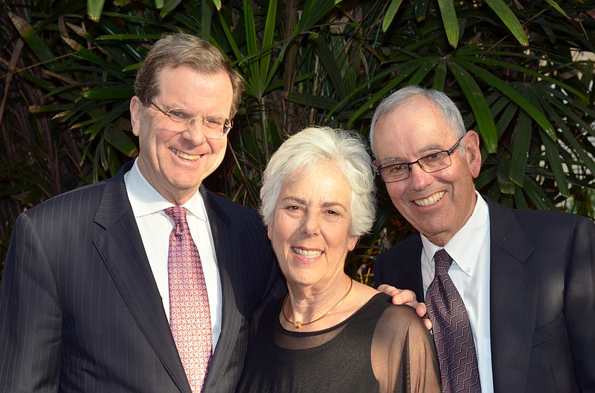 David Harris with Bobbi and Arthur Karafin