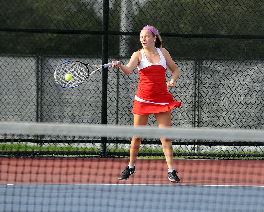 Cardinal Mooney's Lexi Melone captured the No. 5 singles title.