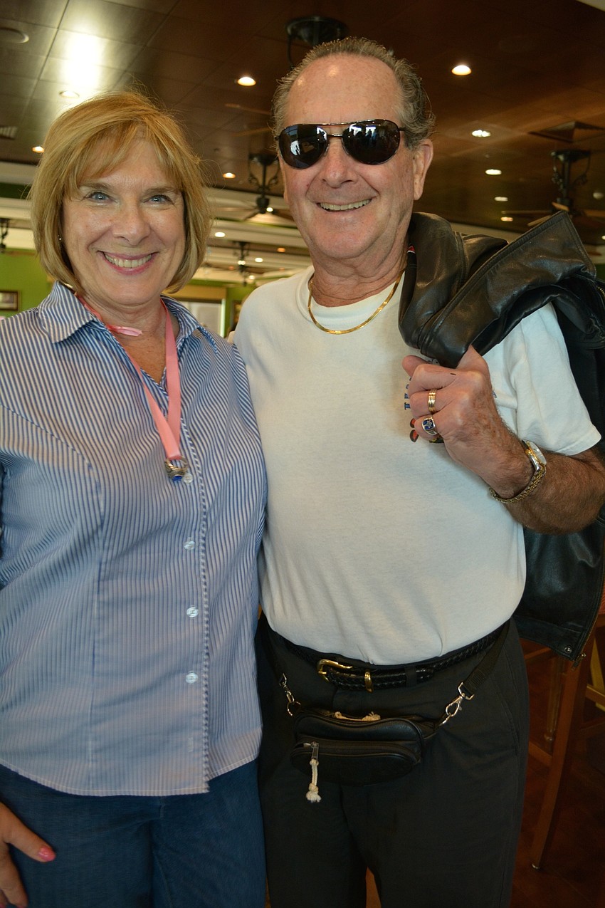 Valarie Evanko wears her husband, Bill's, U.S. Navy captain's ring around her neck.