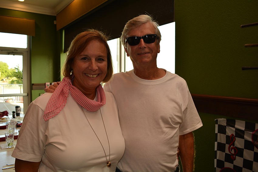 Annie and Gordon Govalet, of Bradenton, joined friends for the evening.
